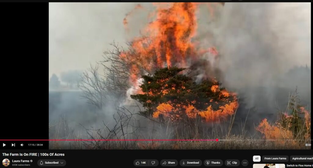 LauraFarms Longest Closest Controlled Burn