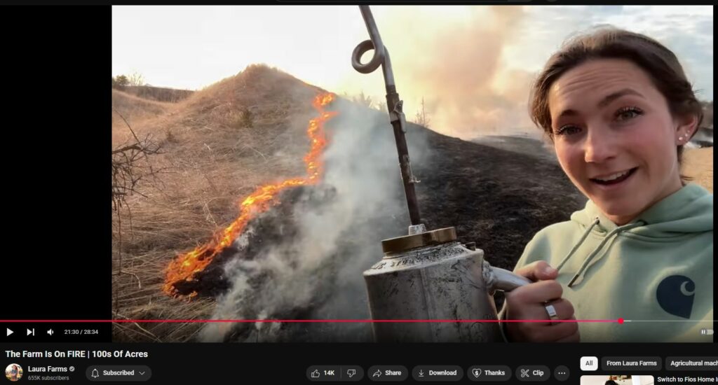 LauraFarms Longest Closest Controlled Burn