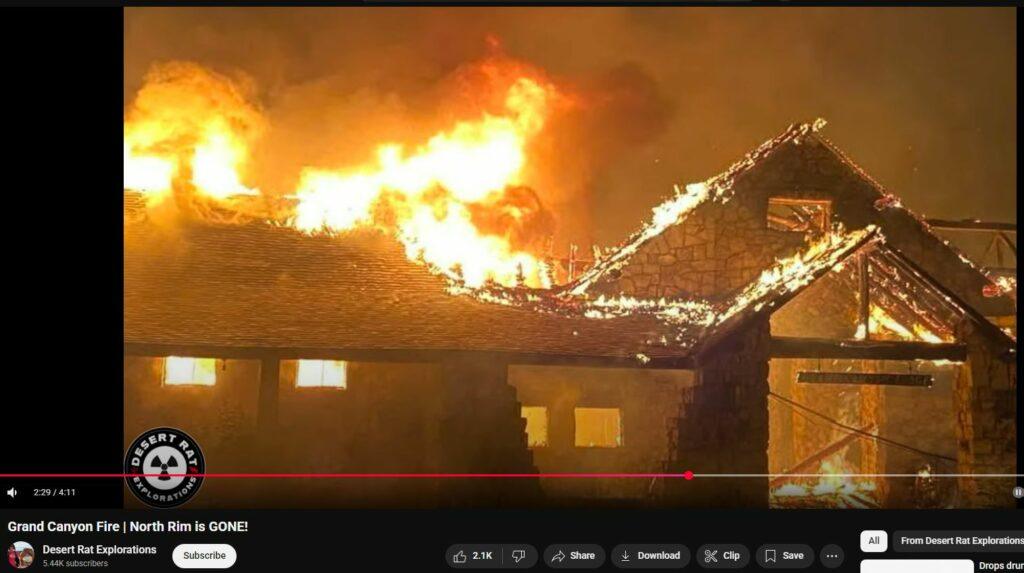 Grand Canyon Lodge wildfire has sameold DEW Hallmarks - Jul 2025
