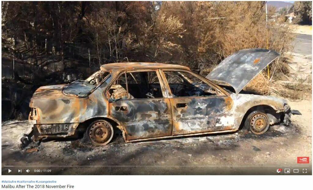 Malibu toasted car holes burned thru steel