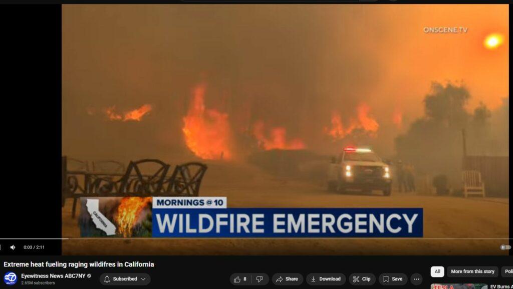 Raging Cali Wildphyre Burned 5k Acres in under 24 Hours Aug 2025