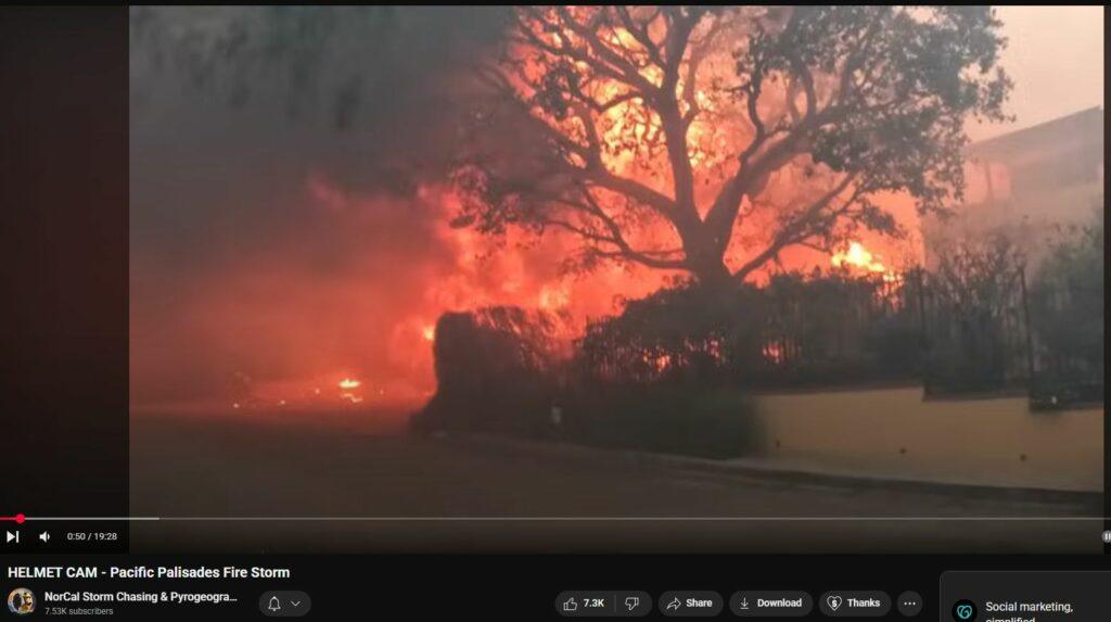 Helmet Cam - DEW Boosted Burning Fury - Pacific Palisades Jan 2025